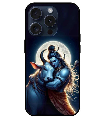 Shiv ji Glass Back Cover