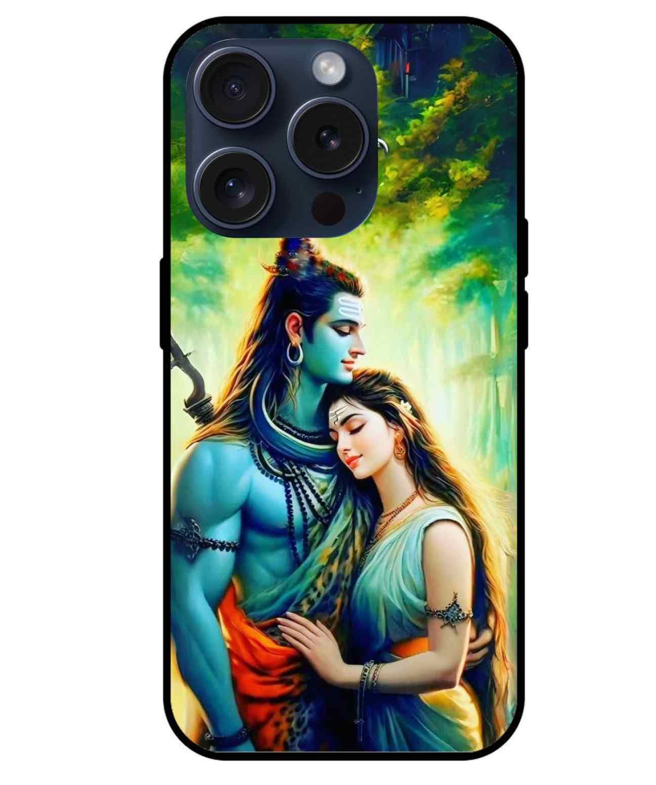 Shiv ji Glass Back Cover