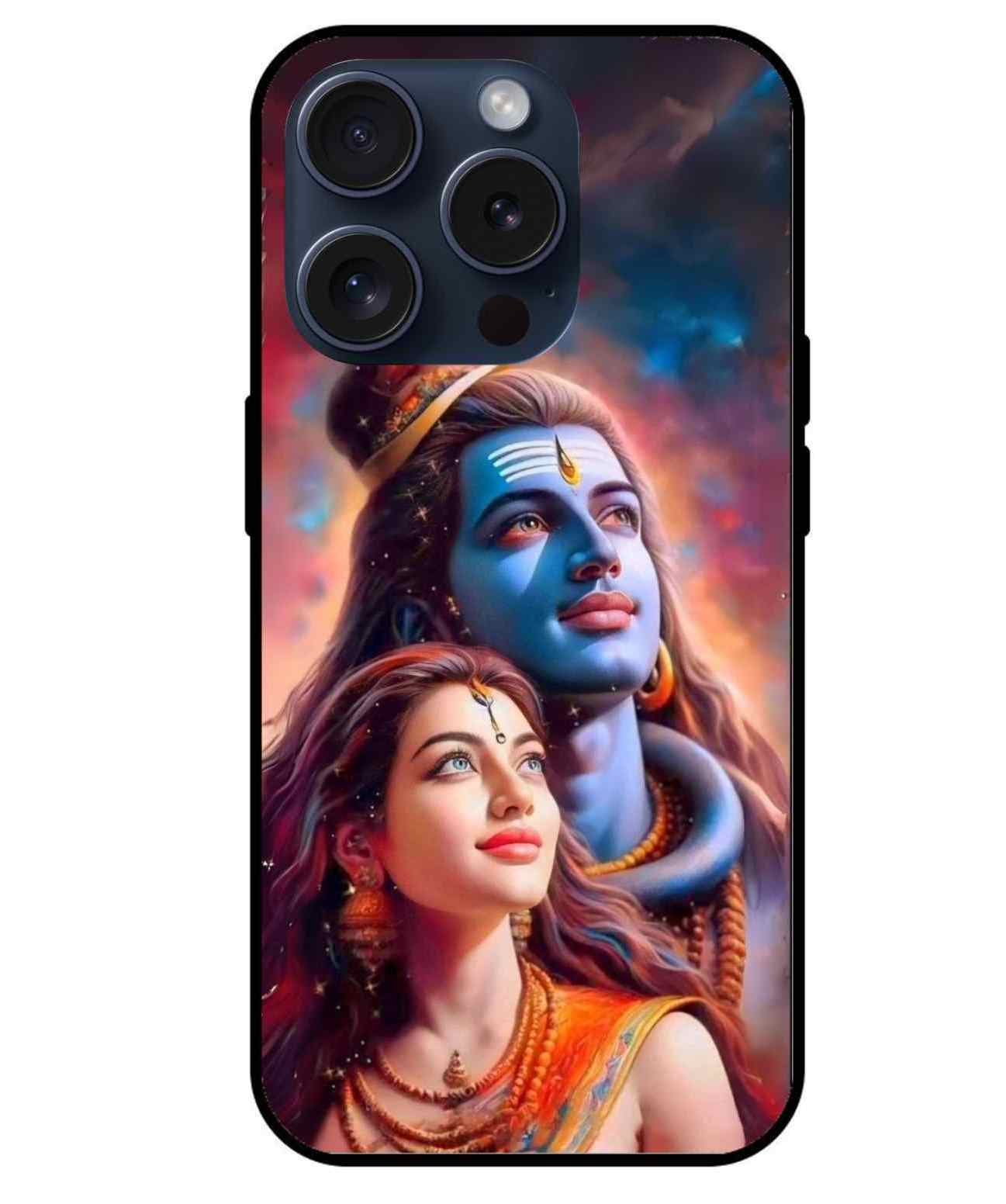 Shiv ji Glass Back Cover