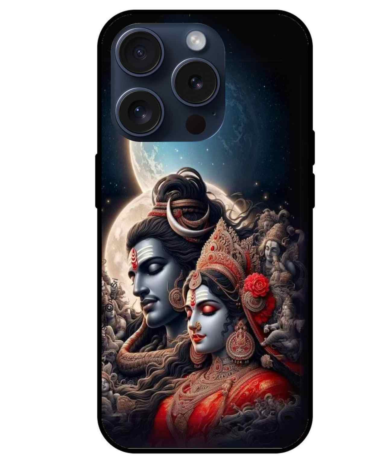 Shiv ji Glass Back Cover