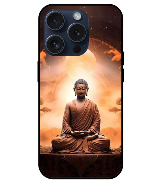 Buddha ji Glass Back Cover