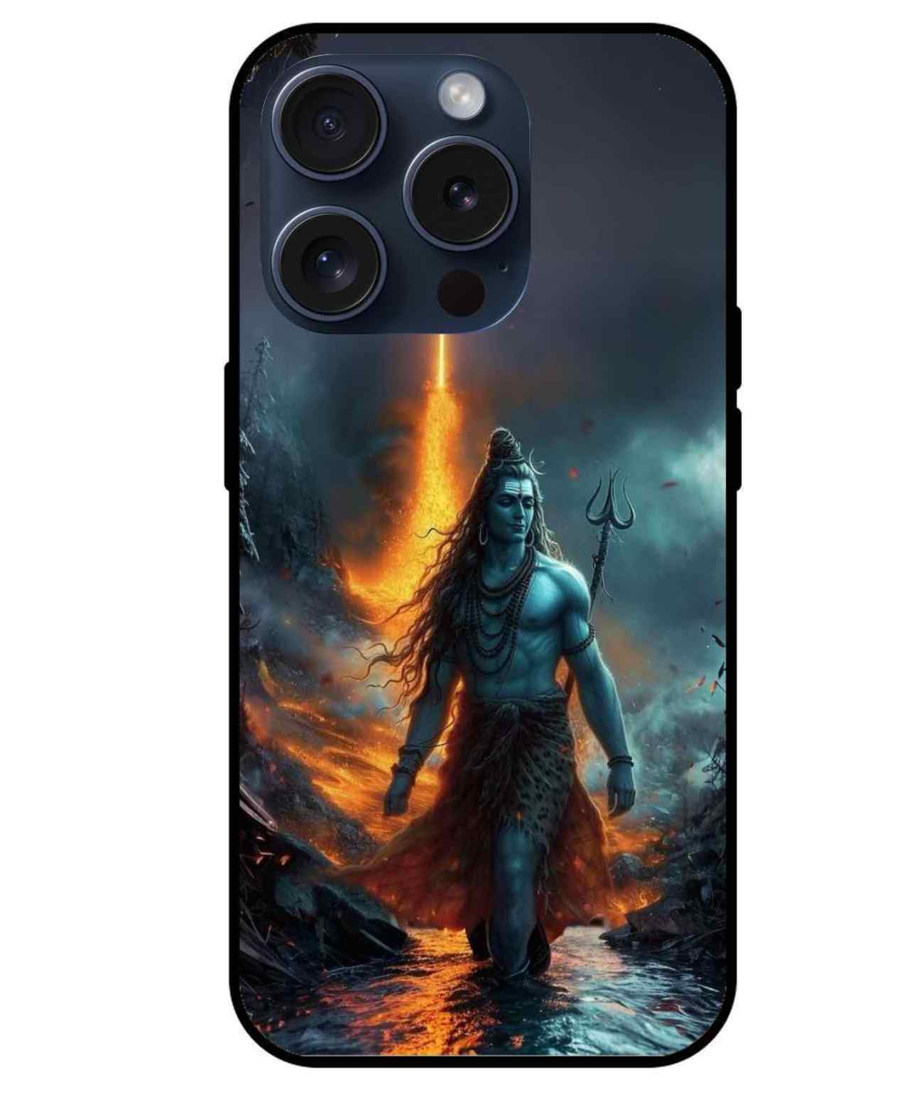 Shiv Ji Glass Back Cover