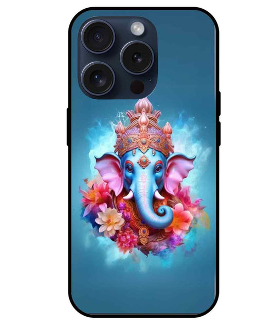 Ganesh ji Glass Back Cover