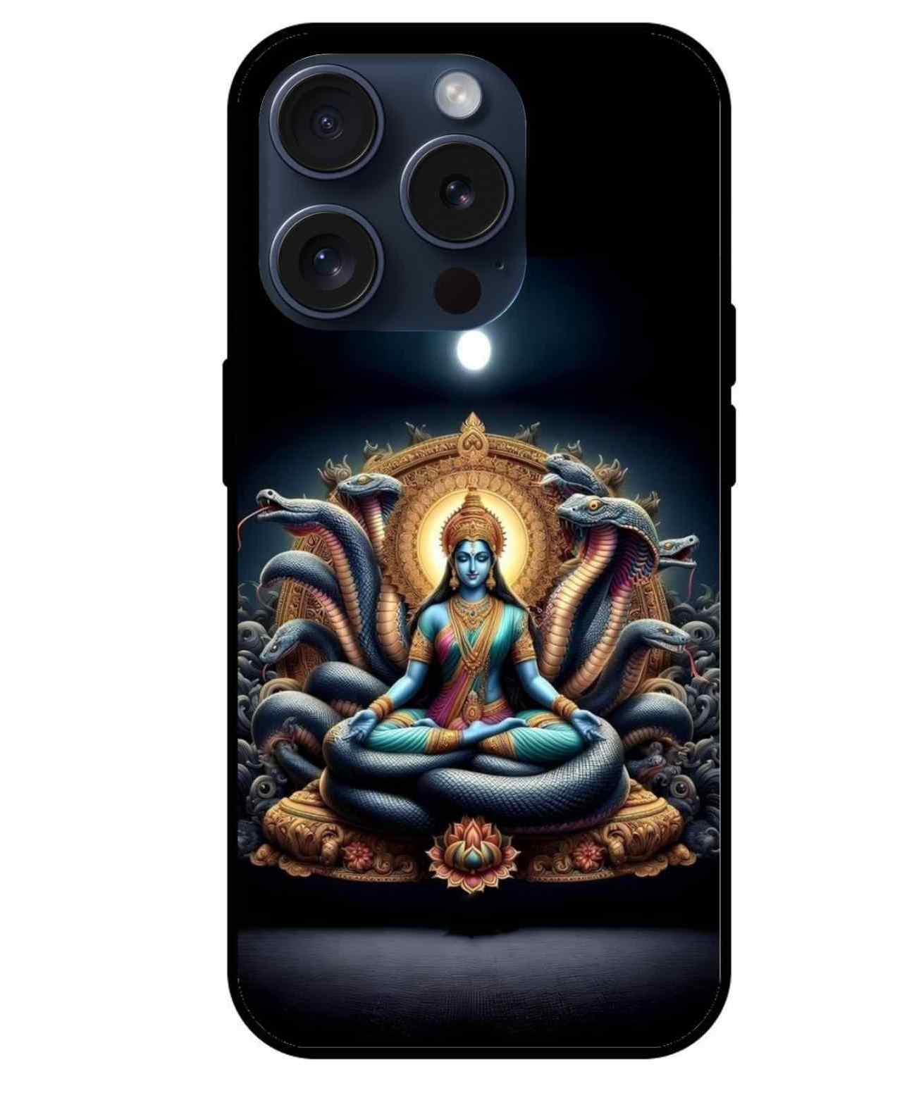 Maa Laxmi Glass Back Cover