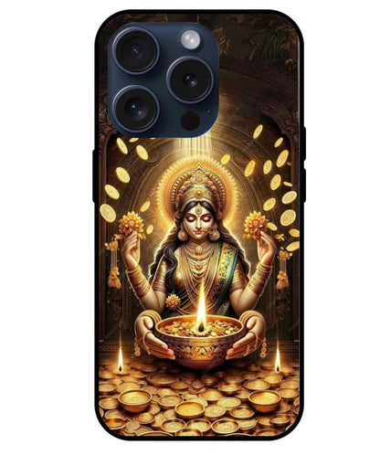 Maa Laxmi Glass Back Cover