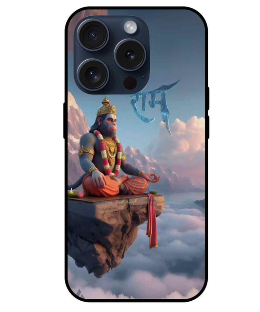 Hanuman ji Glass Back Cover