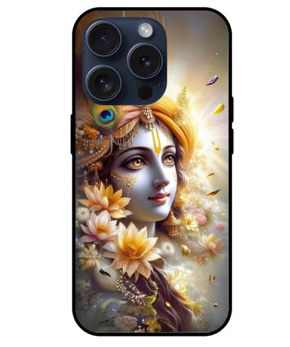 Krishna ji Glass Back Cover