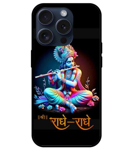 Krishna ji Glass Back Cover