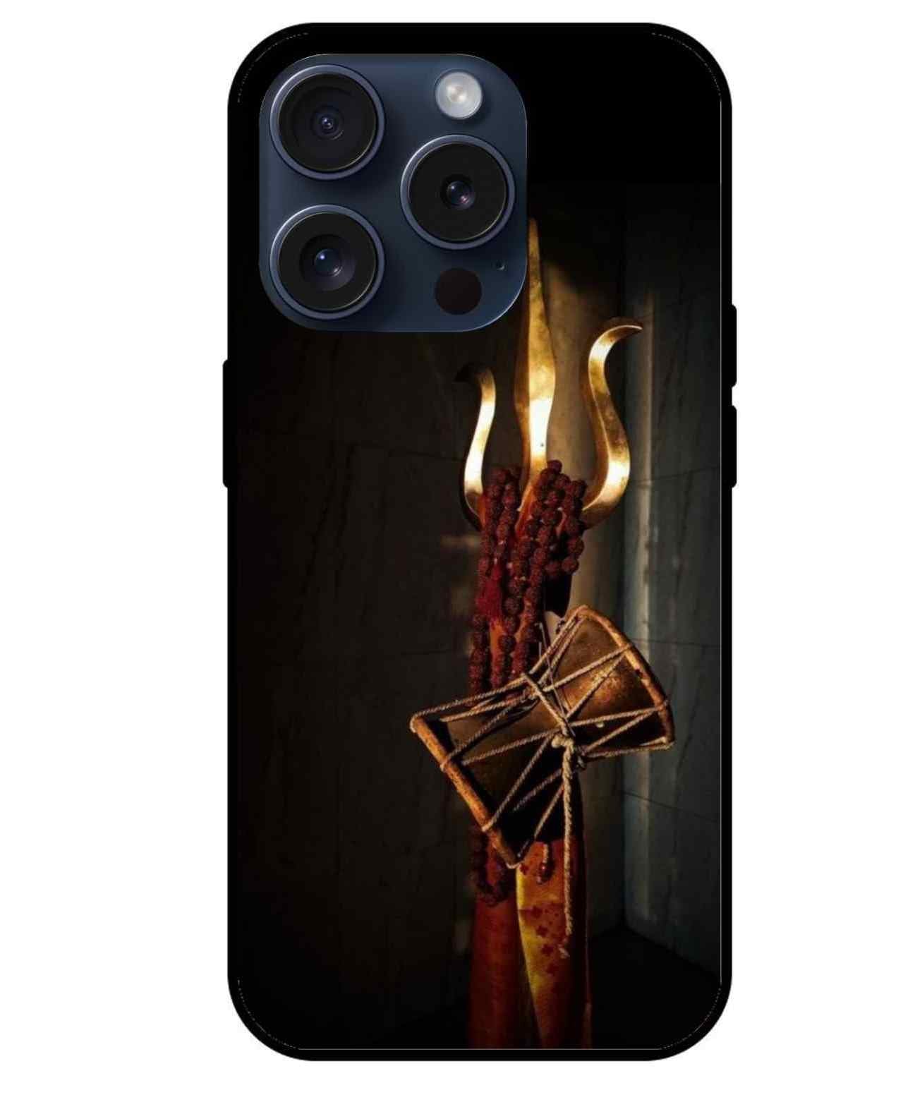 Shiv ji Glass Back Cover