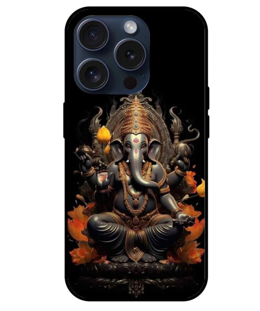 Ganesh ji Glass Back Cover