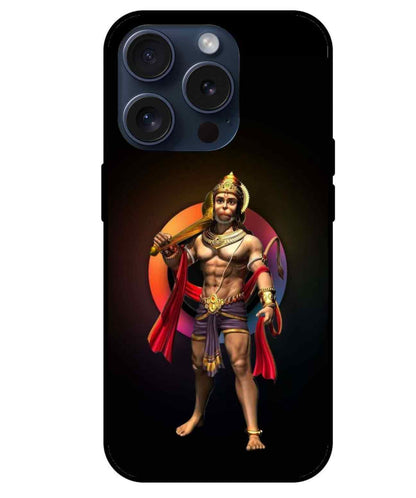 Hanuman ji Glass Back Cover