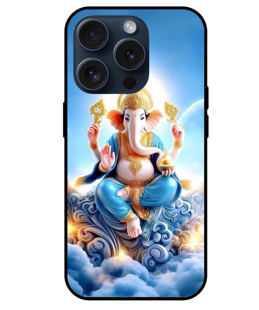 Ganesh ji Glass Back Cover