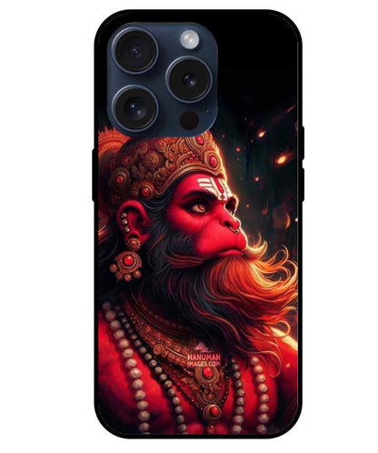 Hanuman ji Glass Back Cover