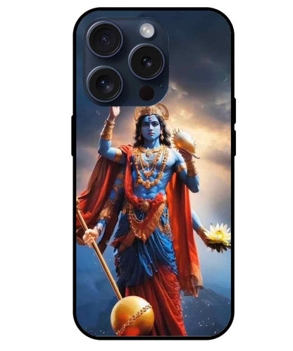 Krishna ji  Glass Back Cover