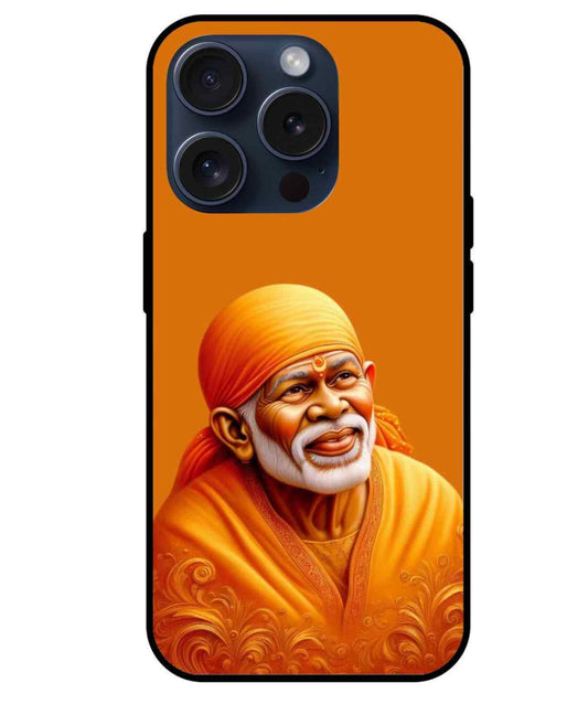 Sai BaBa Glass Back Cover