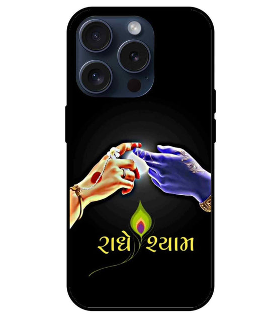 Radha krishna Glass Back Cover