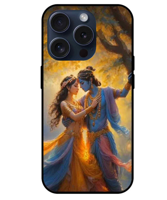 Radha Krishna Glass Back Cover