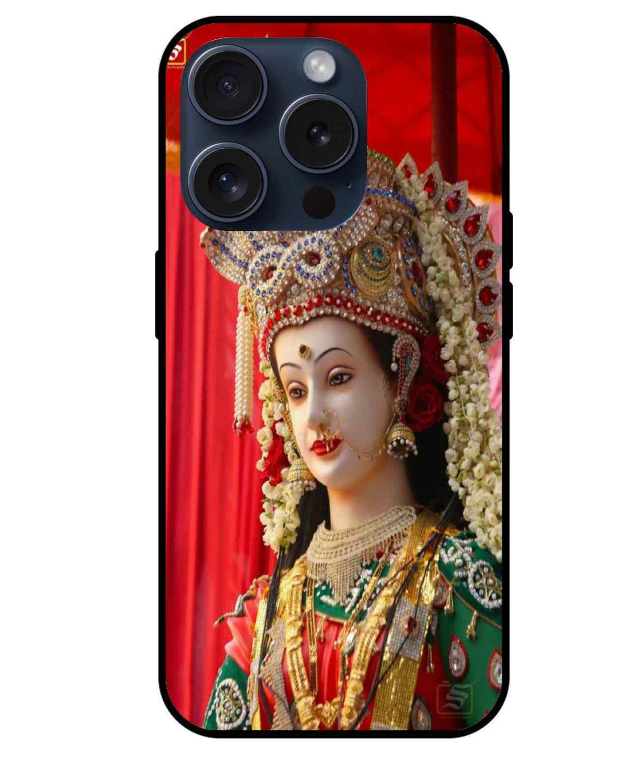 Maa Durga Glass Back Cover