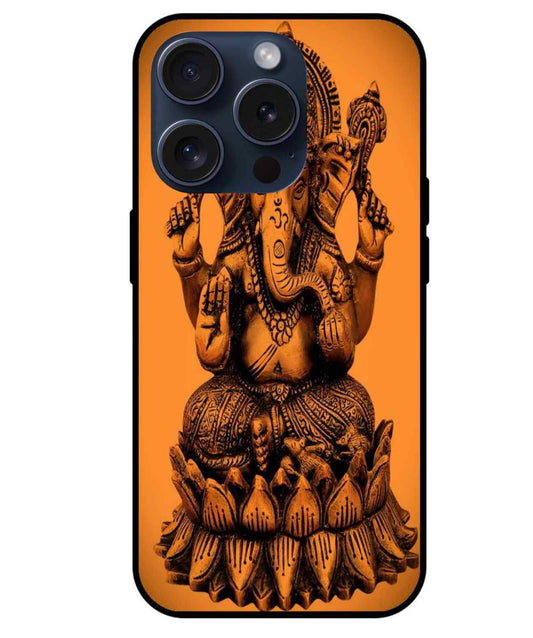 Ganesh Ji Glass Back Cover