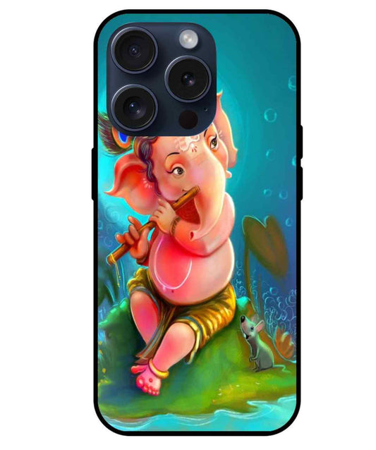 Ganesh ji Glass Back Cover