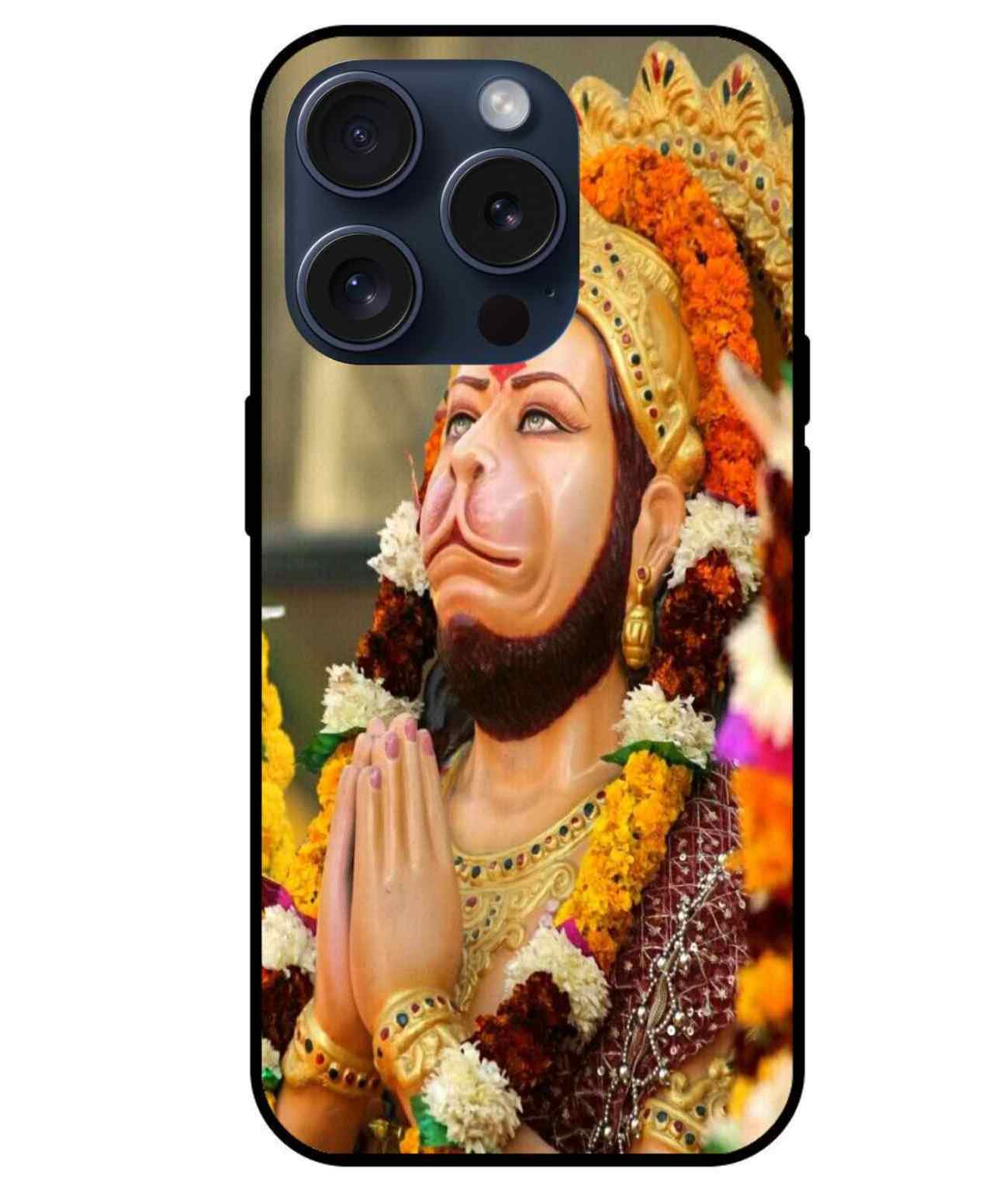 Hanuman ji Glass Back Cover