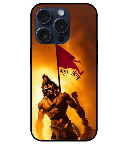 Hanuman Ji Glass Back Cover