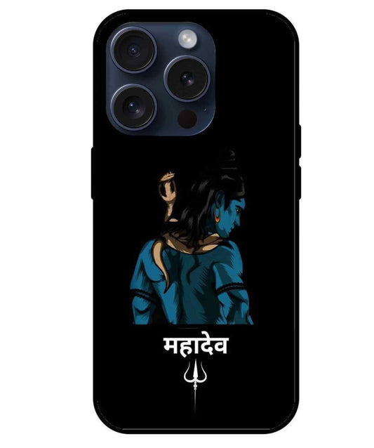 Shiv Ji  Glass Back Cover