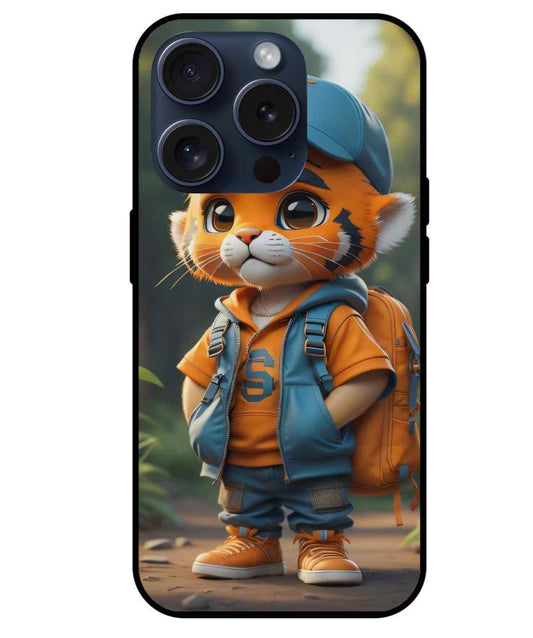 Tiger Glass Back Cover