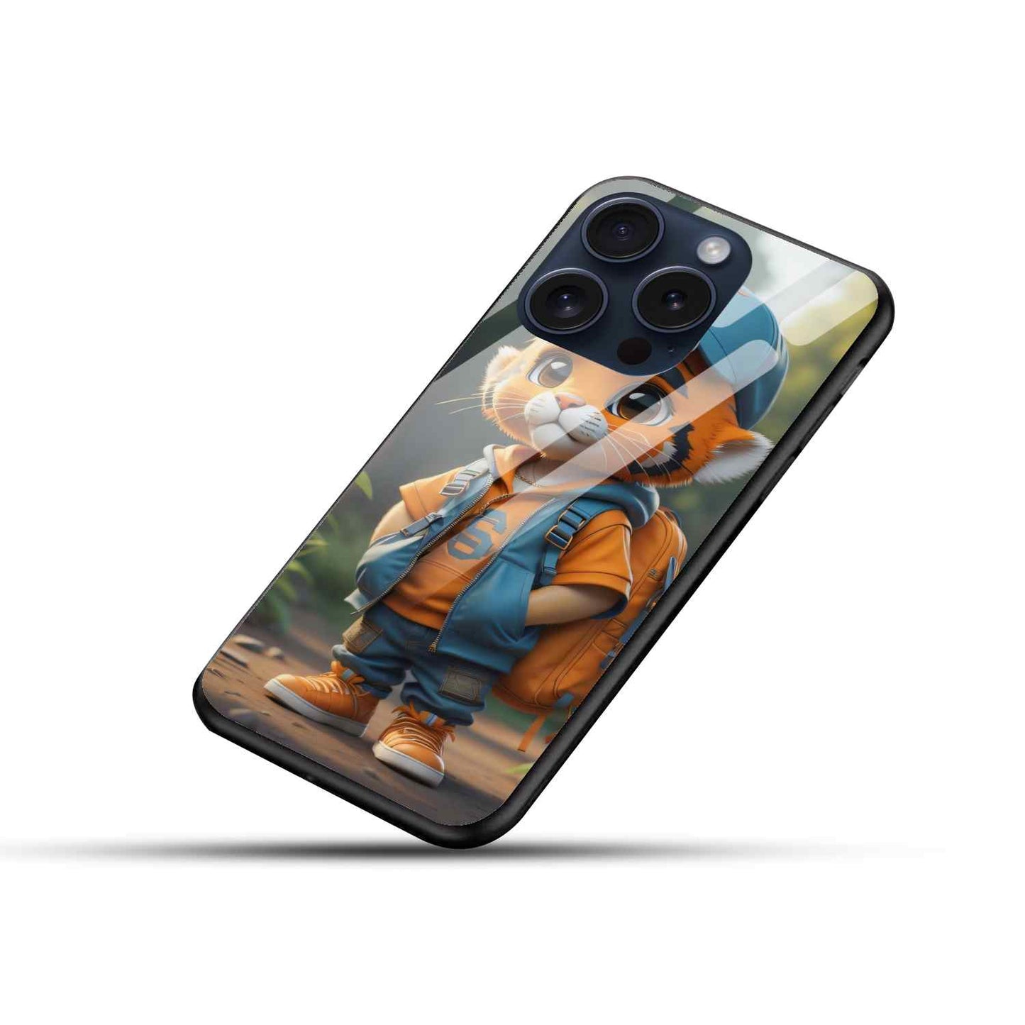 Tiger Glass Back Cover