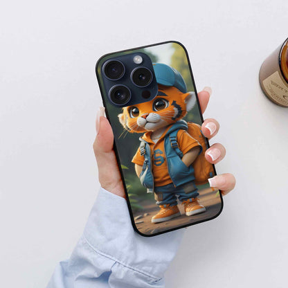 Tiger Glass Back Cover