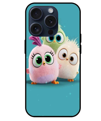 Cute Birds Glass Back Cover