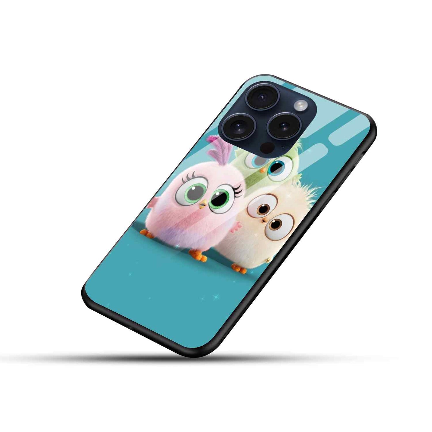 Cute Birds Glass Back Cover