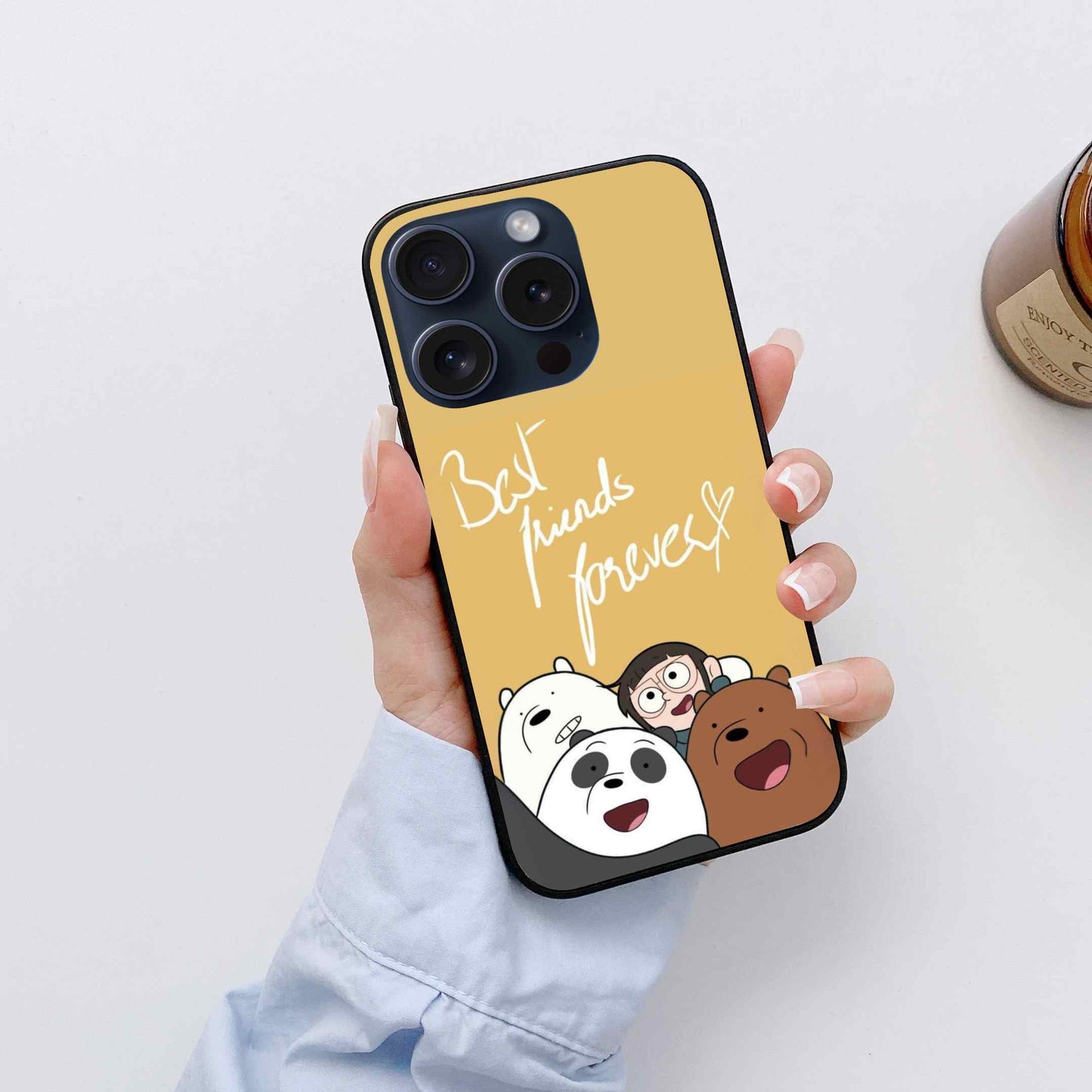 We Bare bears Glass Back Cover