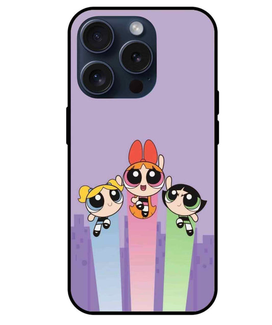 Puff girls Glass Back Cover