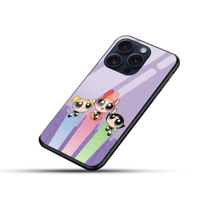 Puff girls Glass Back Cover