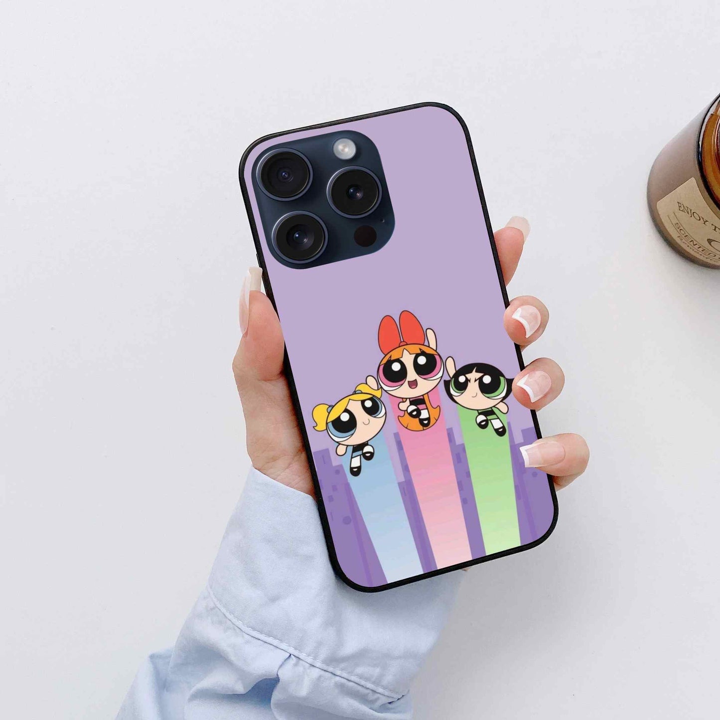 Puff girls Glass Back Cover