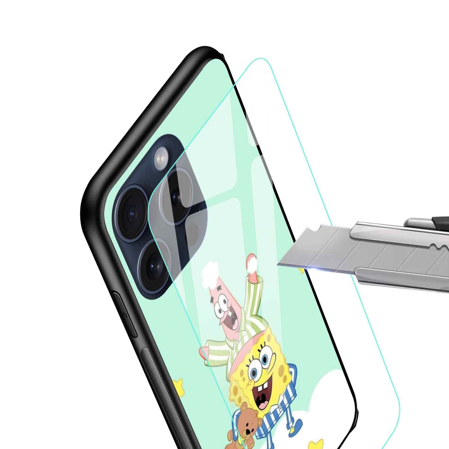 SpongeBob SquarePants Glass Back Cover