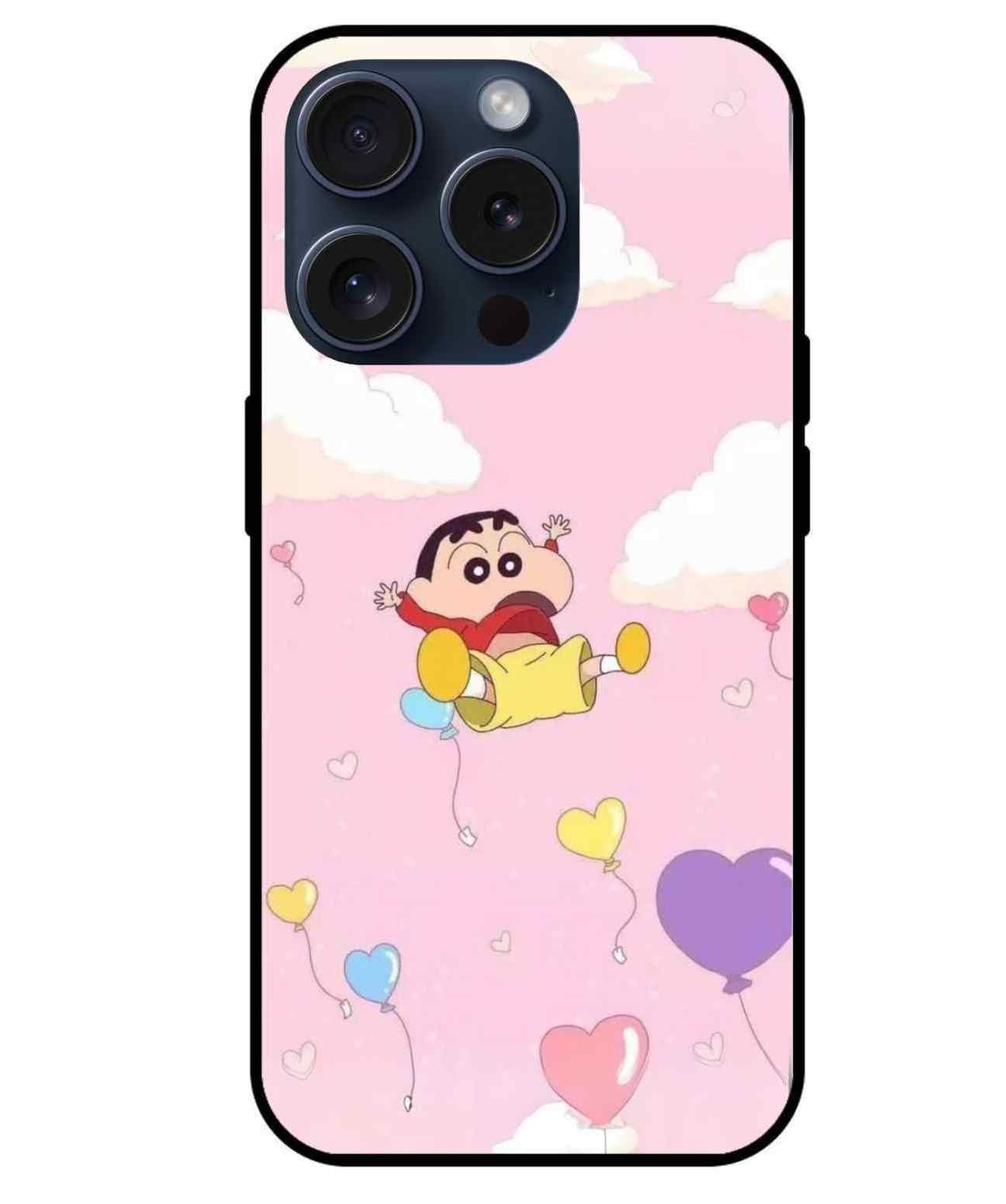 Shinchan Glass Back Cover