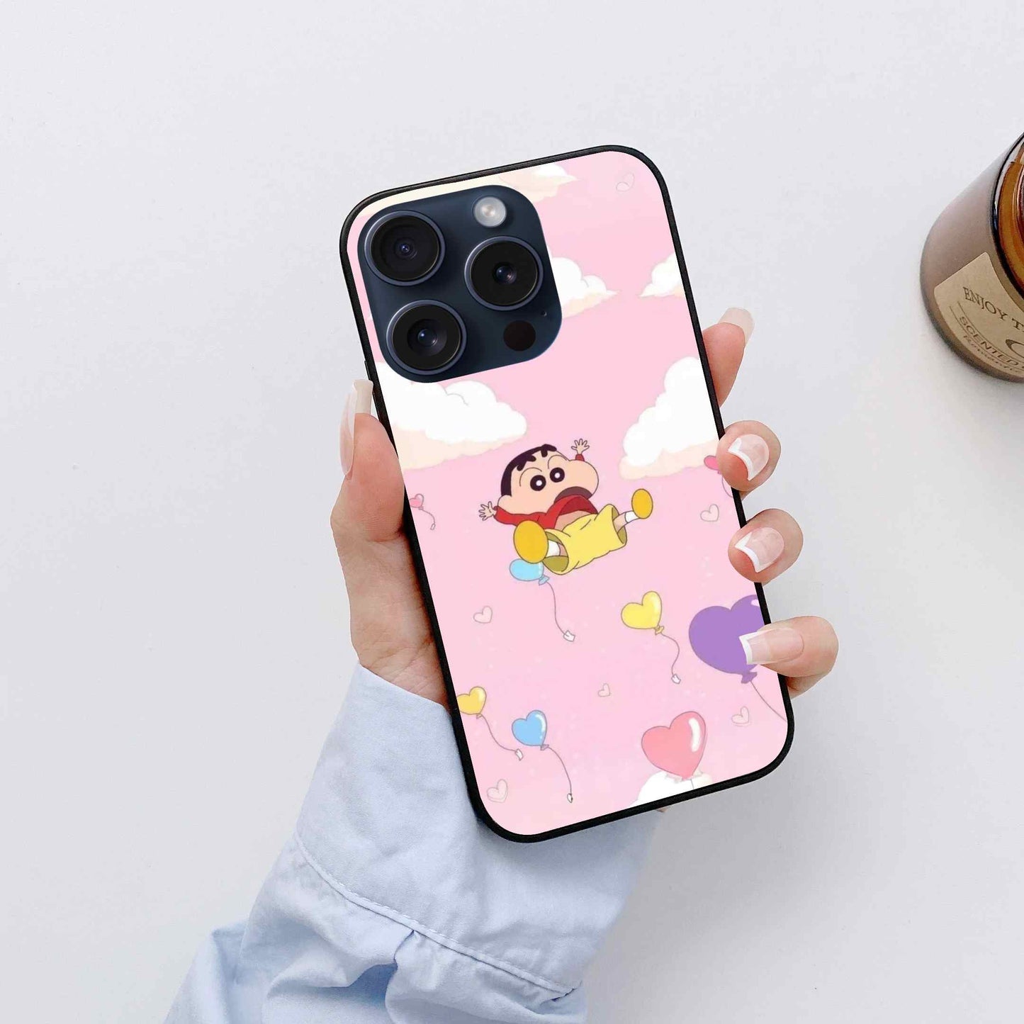 Shinchan Glass Back Cover