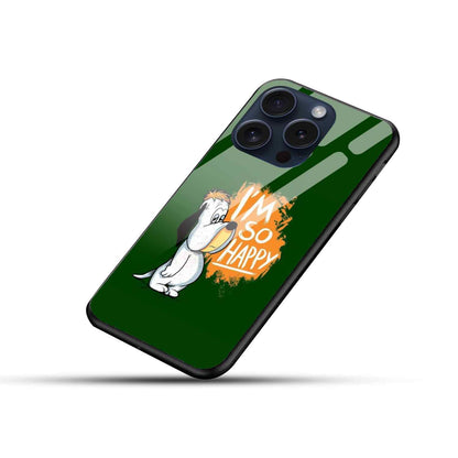 Cartoon Glass Back Cover