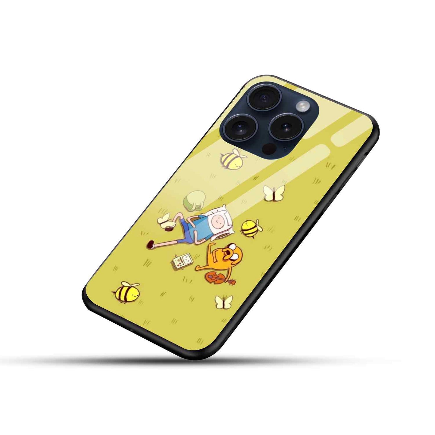 Cartoon Glass Back Cover