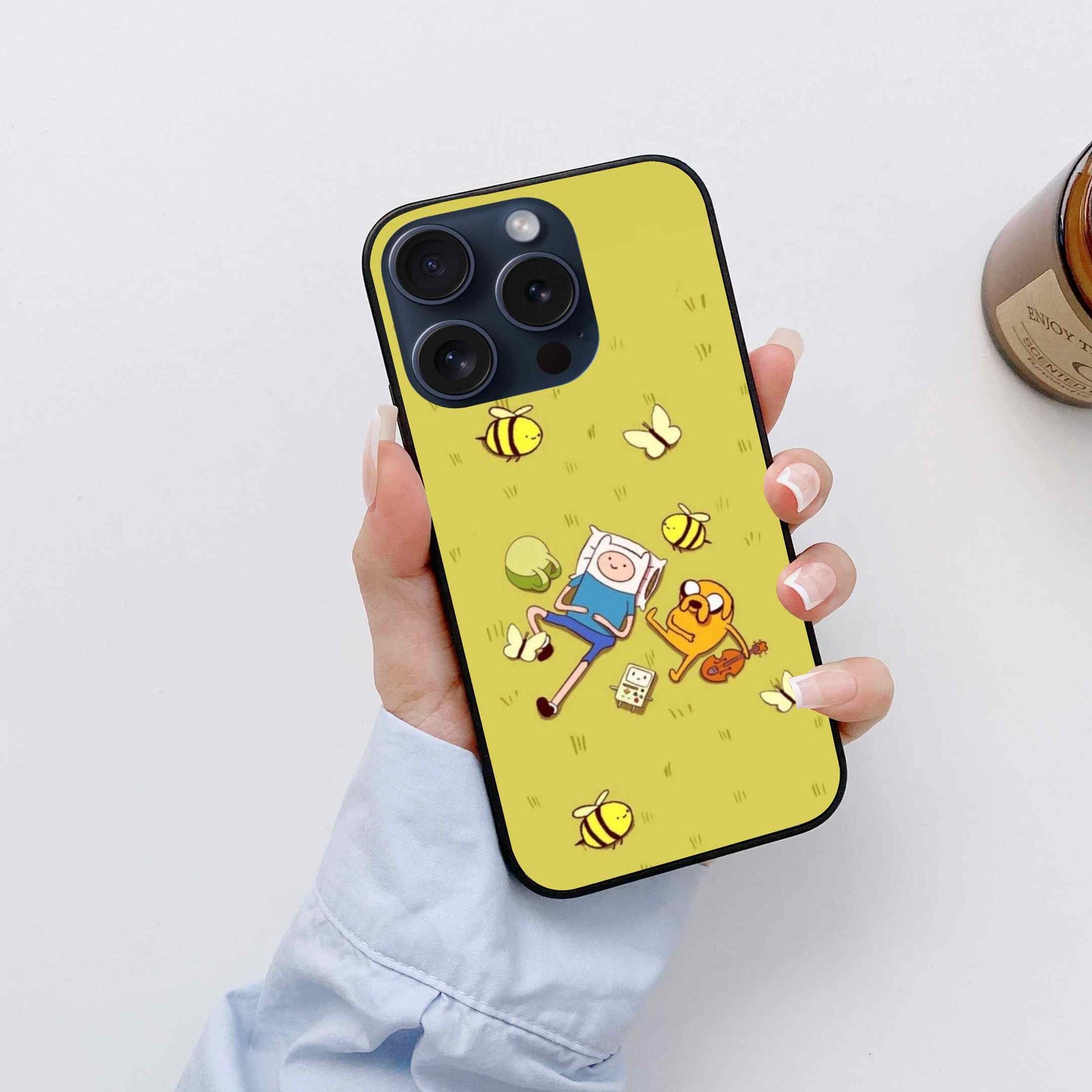 Cartoon Glass Back Cover