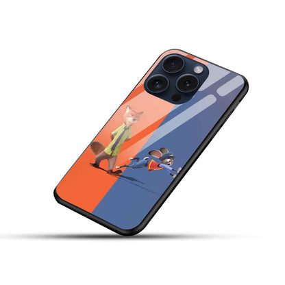 Cartoon Glass Back Cover