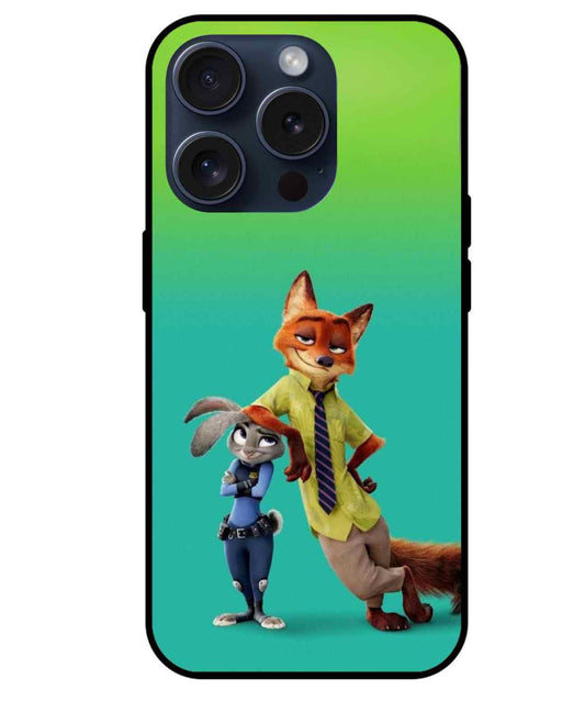 Cartoon Glass Back Cover