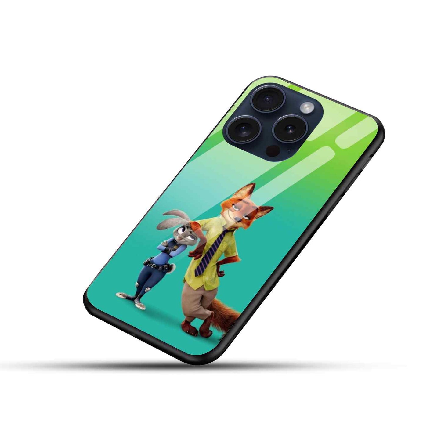 Cartoon Glass Back Cover