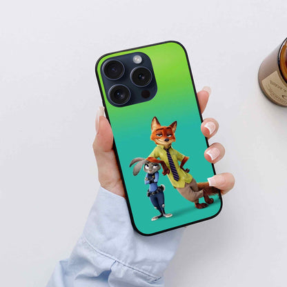 Cartoon Glass Back Cover