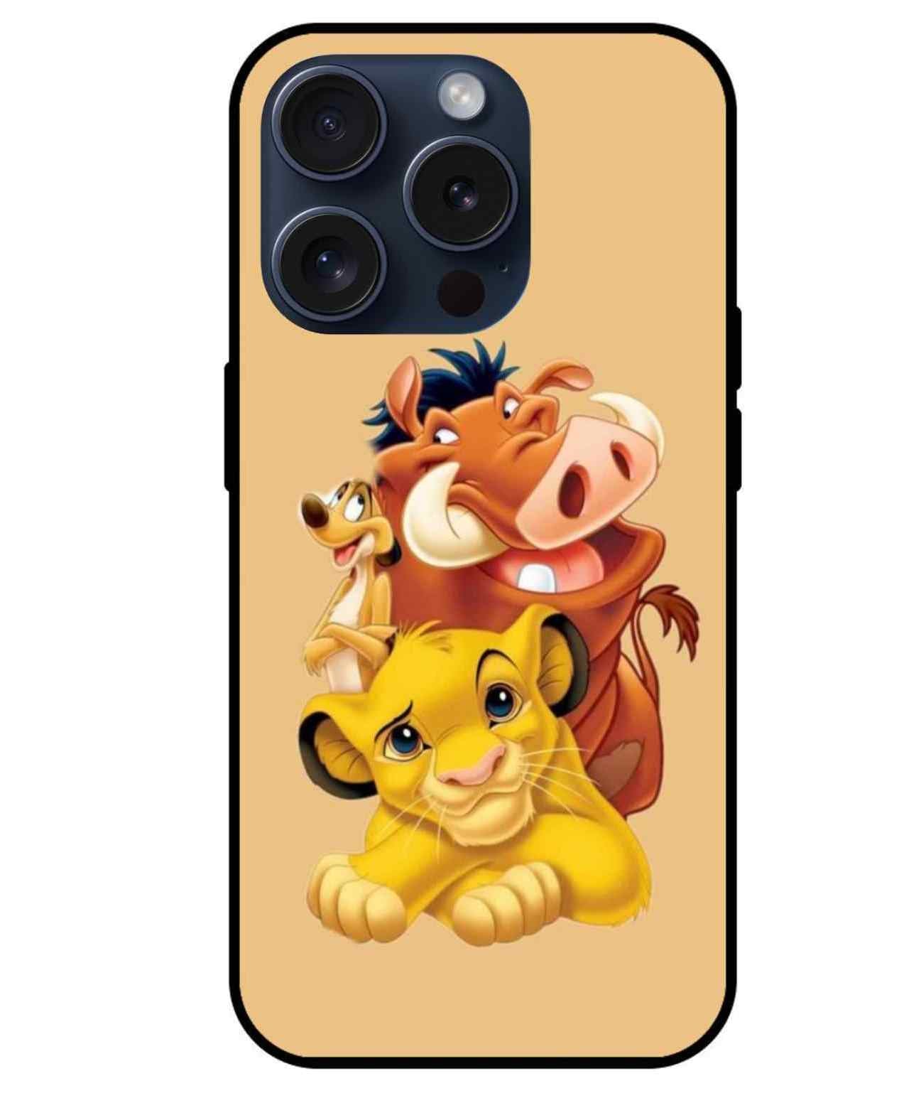 Lion King Glass Back Cover