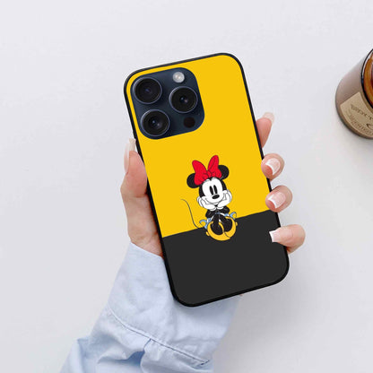 Minnie Mouse Glass Back Cover