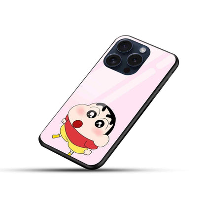 Shinchan Glass Back Cover