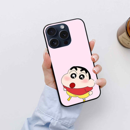 Shinchan Glass Back Cover